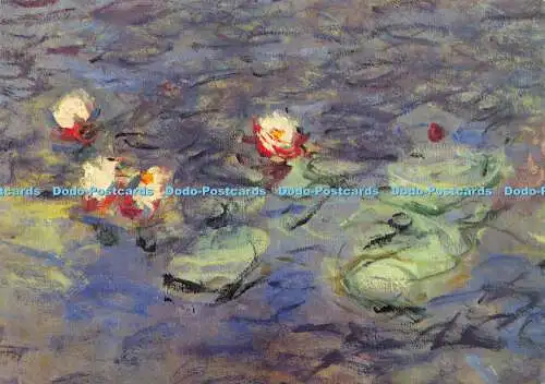 D018455 Paris. Musee de lOrangerie. Claude Monet. Les Nympheas. Detail salle 1m