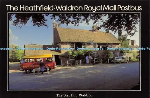 D018522 Das Hathfield Waldron Royal Mail Postbus. The Star Inn. Waldron. Head Po