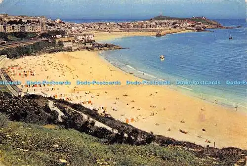 D024411 Porthminster Beach. St. Ives. Cornwall. Dixon. 1962