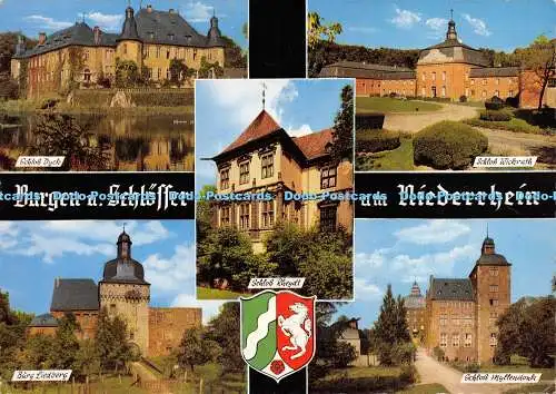 D024467 Burgen u. Schlosser am Niederrhein. Jakob Krapohl. Multi View