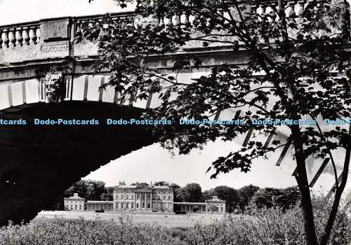 D024552 Attingham Park in der Nähe von Shrewsbury. Shropshire. Haus von der Brücke. Attin