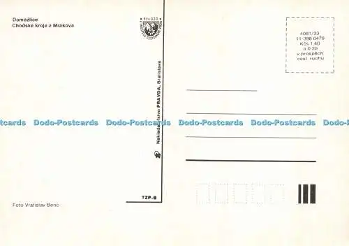 D025728 Domazlice. Chodske kroje z Markova. Vratislav Benc. Pravda. Multi View