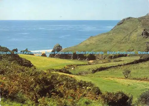 D025919 Blick vom Soar Mill Cove Hotel. Salcombe. Devon. Beric Tempest