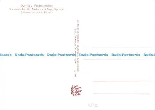 D025025 Gruss aus Garmisch Partenkirchen. Bucheler Karte. Nr. 25. Multi View