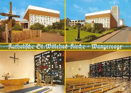 D027883 Katholische St. Willehad Kirche. Wangerooge. Schoning. Multi View