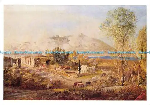 D027927 Samuel Palmer. Straße der Gräber. Pompeji. 1838. Mrs. J. Merrick Head.