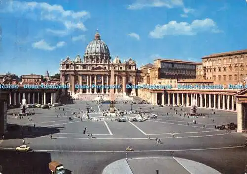 D026167 Roma. Petersplatz. Kodak Ektachrome. 1969