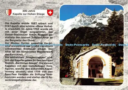 D025140 300 Jahre. Kapelle zur Hohen Stiege. Kapelle Maria zur Hohen Stiege. Saas