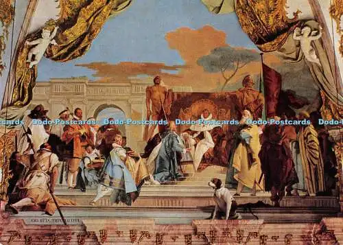 D028052 8700 Würzburg. Residenz Kaisersaal. Kaiser Friedrich Barbarossa belehnt