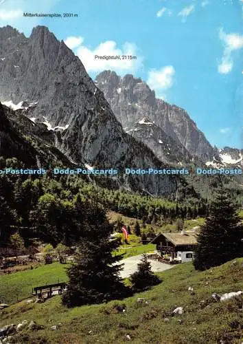D025202 Fischbachalm im Kaiserbachtal. Naturschutzgebiet Wilder Kaiser. Tirol. R