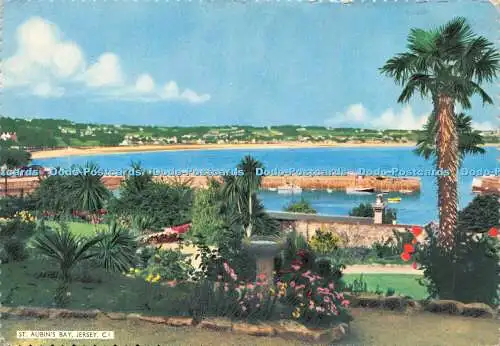 D026283 St. Aubins Bay. Jersey. C.I. Supergloss Viewcard. Premier Drucker