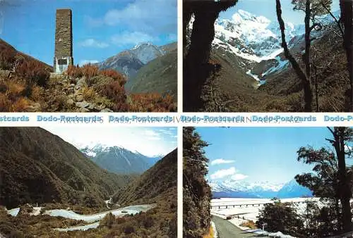 D026427 Arthurs Pass. Hauptteilung. Südalpen. N. Z. Fotocenter. Farbansicht.