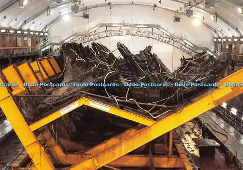 D028231 Der Rumpf von Heinrich VIII Kriegsschiff Mary Rose, wie sie vor
