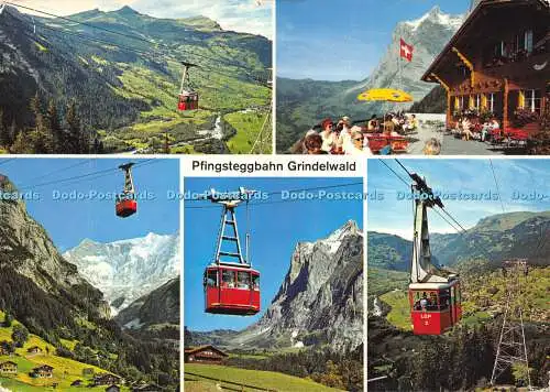 D025403 Pfingsteggbahn Grindelwald. E. Gyger. Multi View