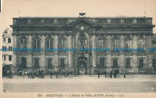 R028941 Beauvais. L Hotel de Ville. Photomecaniques. Nr 154