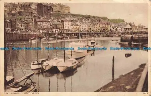 R666241 Yorks. Der Hafen. Whitby. 1956