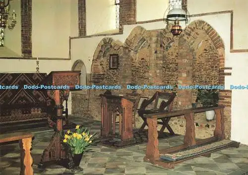 D155804 Essex. Die Sedilien- und Altarschiene des Torhauses. Kapelle St. Nikol