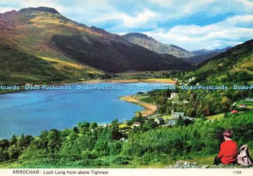 D155879 Arrochar. Loch lang von oben eng. Whiteholme. A Hail Caledonia Pr