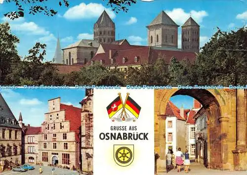 D030639 Grusse aus Osnabrück. Krüger. Herbert Kl. Maschmeyer. 1971. Multi View