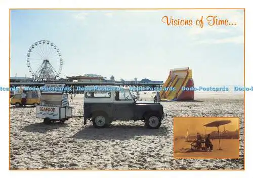 D028302 Visionen der Zeit. Blackpool. Fast Food. Der Austernverkäufer um 1922. Jud