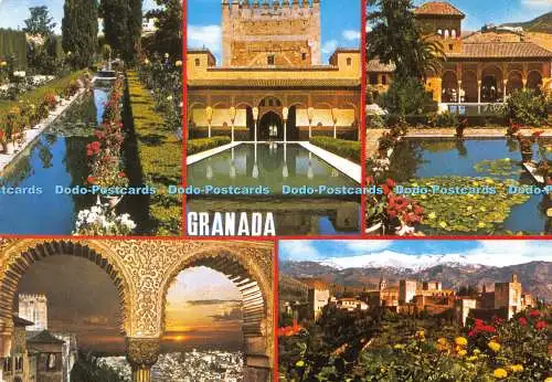 D025488 Granada. Nr. 1.183 Recuerdo de Granada. Gallegos. Multi View