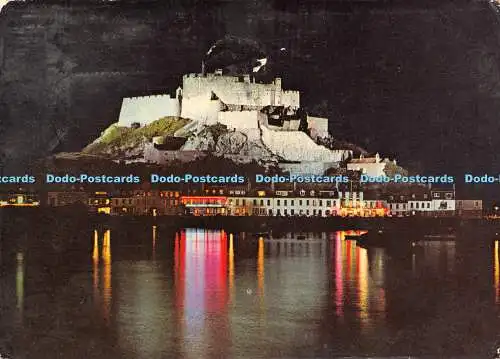 D026716 Schloss Mont Orgueil. Gorey. Jersey. C.I. Cotman Farbserie. Jarrold.