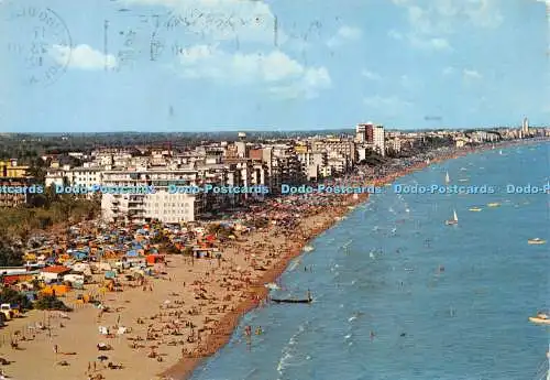 D026725 Lido di Jesolo. Der Strand. G. Favalli. Kodak Ektachrome. 1969