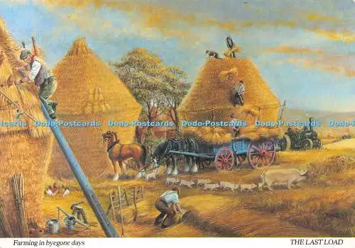 D028626 Landwirtschaft in vergangenen Tagen. Die letzte Ladung. Dudley Pout. Lachs. 1988