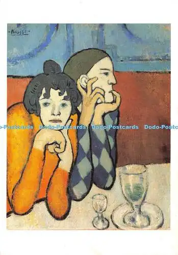 D026850 Pablo Picasso. 1881 1973. Les Deux Saltimbanques. Harlekin und sein Comp