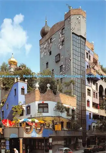 D031008 Wien. Wien. Hundertwasser Haus. Bogen. Univ. Prof. J. Krawina. Nr. 656.