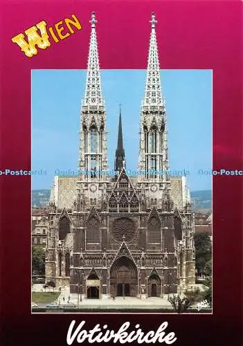 D031010 Wien. Votivkirche. Wien. Österreich. Stefan Gaukell. Farbe Rau. Eglise Vot