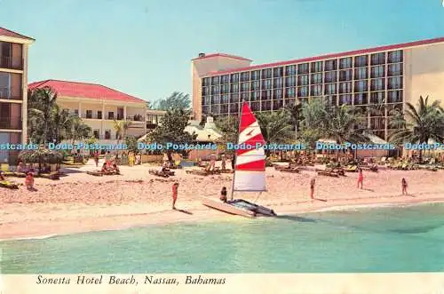 D031092 Sonesta Hotel Beach. Nassau. Bahamas. Bob Glander. Plastichrom. Calypso