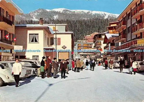 D031135 5017. Crans sierre. Vue de la station. Perrochet. 1966