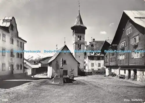 D031340 Villa. Dorfplatz. Jules Geiger. Flims Waldhaus