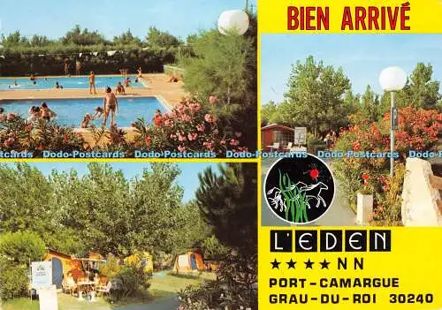 D032457 En Camargue. Hotel de plein air. L Eden. Center Commercial. Bar. restaur