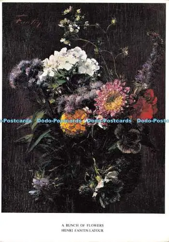 D027228 Ein Blumenstrauß. Henri Fantin Latour. Ashmolean Museum. Die Medici So