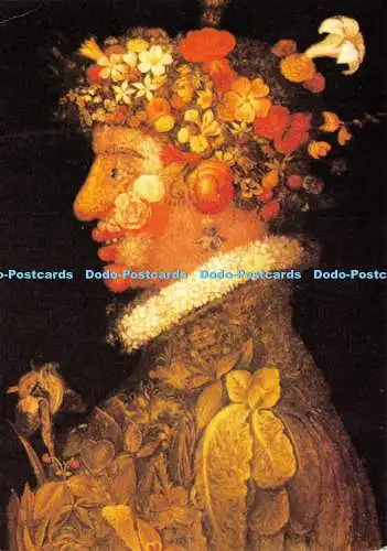 D029030 Giuseppe Arcimboldo. Feder. 1573. Arcimboldo Buch mit 30 Postkarten. Magn