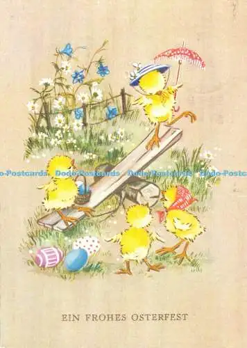 D031401 Ein Frohes Osterfest. P.Z. B. Made in Germany. 2611. 1965
