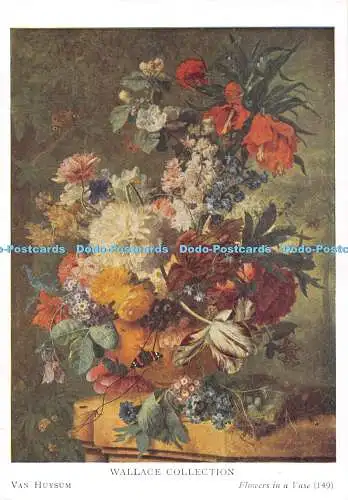 D032506 Blumen in einer Vase. Wallace Kollektion. Van Huysum. Fine Art Graveurs. L