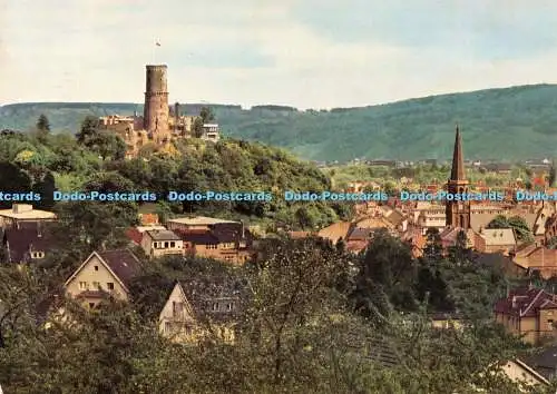 D031438 Bad Godesberg. Blick auf Godesburg und Stadt. Nr. 2051. Jos. Kessel