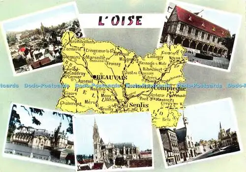 D027501 LOise. Creil. Noyon. Chantilly Senlis. Clermont. Les Editions M.C. Mult