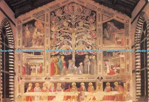 D027542 Firenze. Museo di S. Croce. Altes Refektorium. Baum der Heiligen Wurzel und des Heiligen Waldes