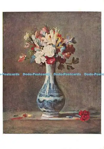 D027615 Chardin. Eine Vase mit Blumen. National Gallery of Scotland