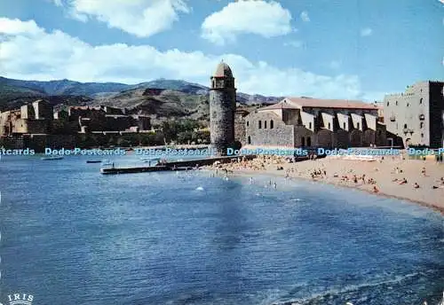 D027622 Collioure. Joyau de la Cote Vermeille. LEglise et le Chateau des Templie