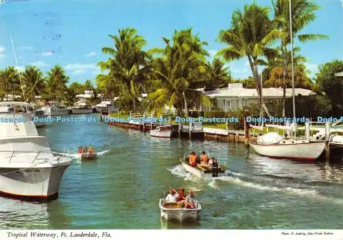 D029258 Tropical Waterway. Ft. Lauderdale. Fla. E. Ludwig. Hinde. 1982