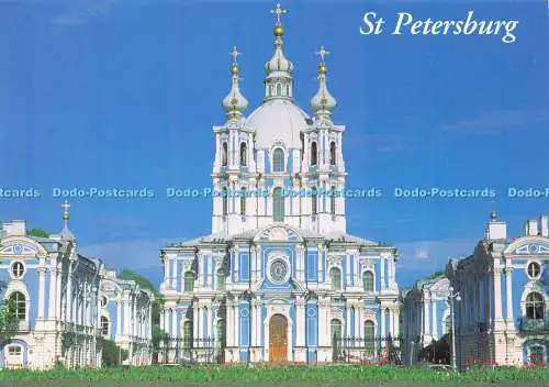 D029341 St. Petersburg. Das Ensemble der Smolny Kathedrale. 2000