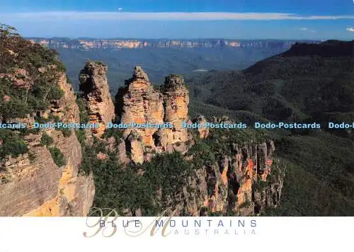 D029413 Blue Mountains. NSW Australien. Drei Schwestern von Echo Point. Visit gall