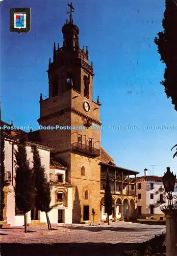 D029600 Nr. 29. Ronda. Malaga. Turm der Kirche Sta. Mar la la Mayor. Escudo