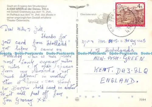 D029649 Grein an der Donau. Alpine Luftbild Innsbruck. Multi View