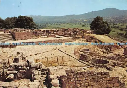 D029685 Kreta. Phaestos. Blick auf den Palast. 1979
